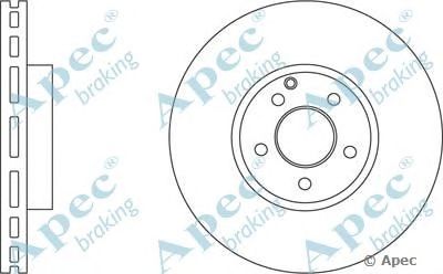 APEC BRAKING dsk2617 -  Тормозной диск